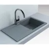 Кухонна мийка Fancy Marble Tennessee 780х435х175 сіра (106080013)- Фото 2